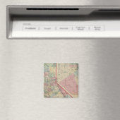 California, San Francisco Map door Mitchell Magneet (Insitu (Vaatwasser))