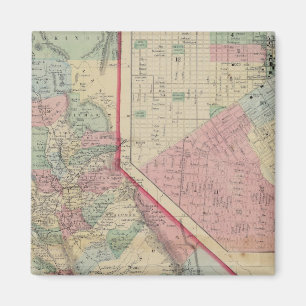 California, San Francisco Map door Mitchell Magneet