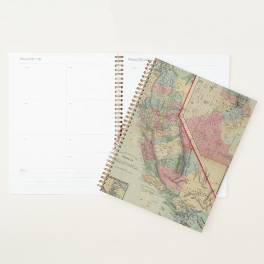 California, San Francisco Map door Mitchell Planner (Display)