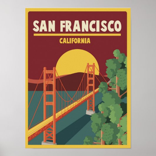California | San Francisco Poster (Voorkant)
