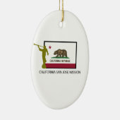 CALIFORNIA SAN JOSE MISSIE LDS CTR KERAMISCH ORNAMENT (Rechts)