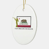 CALIFORNIA SAN JOSE MISSIE LDS CTR KERAMISCH ORNAMENT (Links)