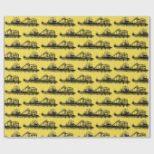 California Santa Monica CA Pier Beach Ferris Wheel Cadeaupapier (Vlak)