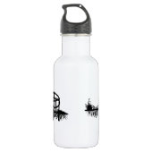 California Santa Monica CA Pier Beach Ferris Wheel Waterfles (Achterkant)