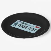 California Sasquatch License Bord (Gekanteld)