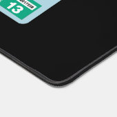 California Sasquatch License Bord Bureaumat (Hoek)