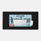 California Sasquatch License Bord Bureaumat (Keyboard & Muis)