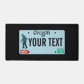 California Sasquatch License Bord Bureaumat (Voorkant)