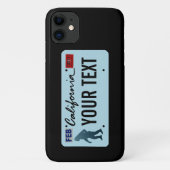 California Sasquatch License Bord Case-Mate iPhone Case (Achterkant)