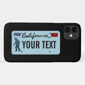 California Sasquatch License Bord Case-Mate iPhone Case (Achterkant (horizontaal))