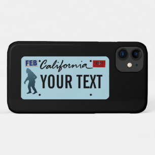 California Sasquatch License Bord Case-Mate iPhone Case
