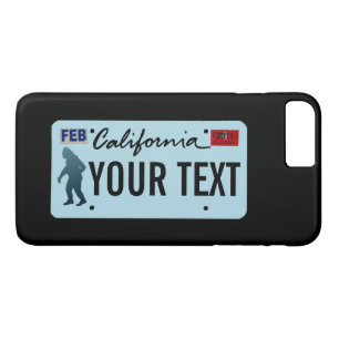 California Sasquatch License Bord iPhone 8/7 Plus Hoesje