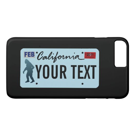 California Sasquatch License Bord Case-Mate iPhone Case (Achterkant (Horizontaal))