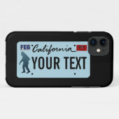 California Sasquatch License Bord Case-Mate iPhone Case (Achterkant (horizontaal))