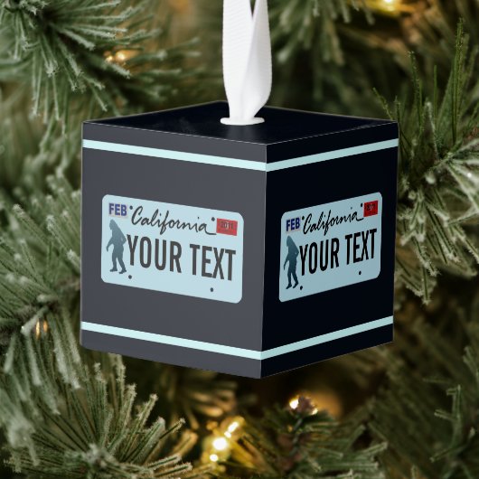 California Sasquatch License Bord Decoratie (Boom)