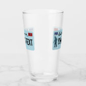 California Sasquatch License Bord Glas (Links)