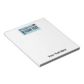 California Sasquatch License Bord Notitieblok (Schuin)