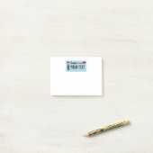 California Sasquatch License Bord Post-it® Notes (Op bureau)