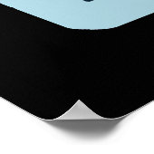 California Sasquatch License Bord Poster (Hoek)