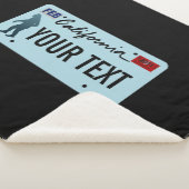 California Sasquatch License Bord Sherpa Deken (3/4)