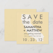 California Save the Date Cards (Voorkant / Achterkant)
