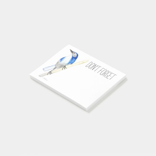 California Scrub Jay Post-it Notes (Schuin)