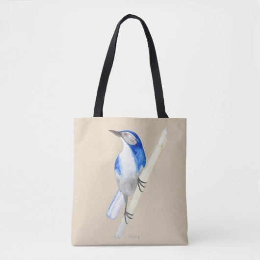 California Scrub Jay Tote Bag (Voorkant)