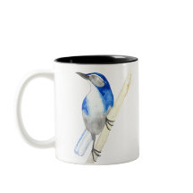 California Scrub Jay Two-Tone Coffee Mok