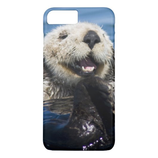 California Sea Otter Enhydra lutris grooms Case-Mate iPhone Case (Achterkant)