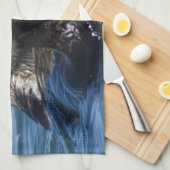 California Sea Otter Enhydra lutris grooms Theedoek (Quarter Fold)