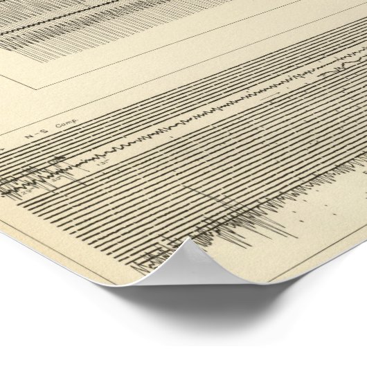 California Seismogrammen 10 Poster (Hoek)