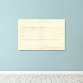 California Seismogrammen 15 Canvas Afdruk (Insitu (Houten vloer))