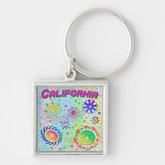 California Seven Suns & Energy Sleutelhanger (Voorkant)