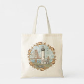 California Shells Lighthouse Tote Bag (Achterkant)