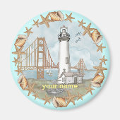 California Shells vuurtoren magneet (Voorkant)