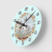 California Shells vuurtorenklok Ronde Klok (Hoek)