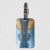 California Silver Lake Sunrise  Bagagelabel (Voorkant (verticaal))