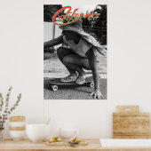 California Skater Girl Poster (Keuken)