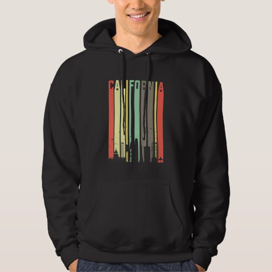 California Skyline City Pride Home Love  70 Hoodie (Voorkant)