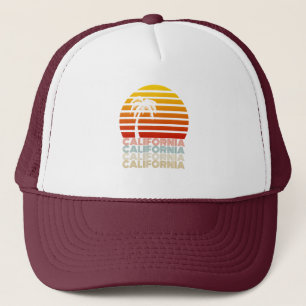 California  Sommer Sunset Sunrise Retro Trucker Pet