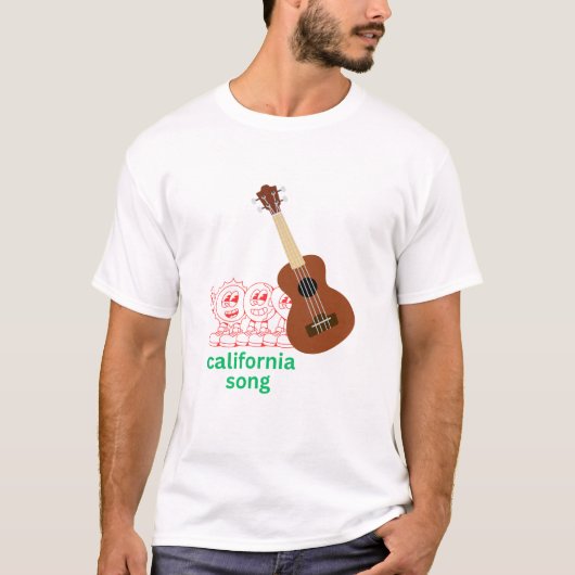 california  song t-shirt (Voorkant)