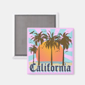 California  Souvenir Magneet (Voorkant / Achterkant)