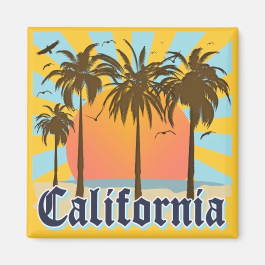 California  Souvenir Magneet (Voorkant)