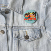 California Souvenir Ronde Button 5,7 Cm (In situ)