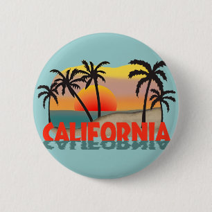 California Souvenir Ronde Button 5,7 Cm