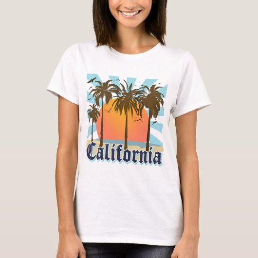 California  Souvenir T-shirt (Voorkant)