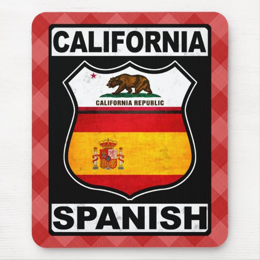 California Spaans-Amerikaanse Mousemat Muismat (Voorkant)