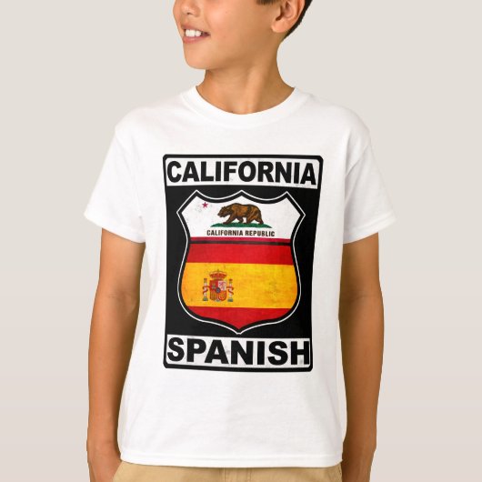 California Spaans T-shirt (Voorkant)