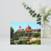 California Spaanse Mission Church Briefkaart (Staand voorkant)