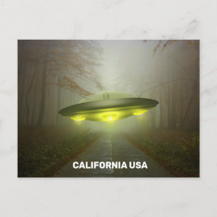 CALIFORNIA SPACESHIP UFO ART Briefkaarten